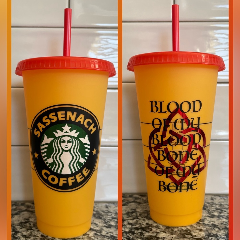 New! Outlander, Starbucks color changing cold cup